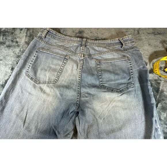 Coldwater Creek button fly raw hem crop jean Size 16 - Picture 13 of 13
